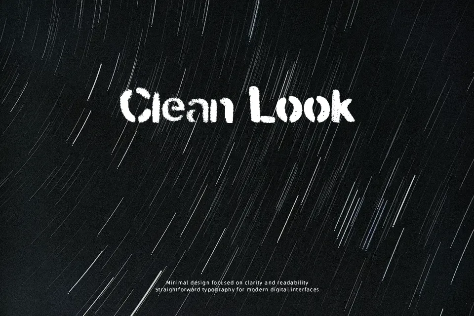 Urbana Font Font Preview for Dark Branding