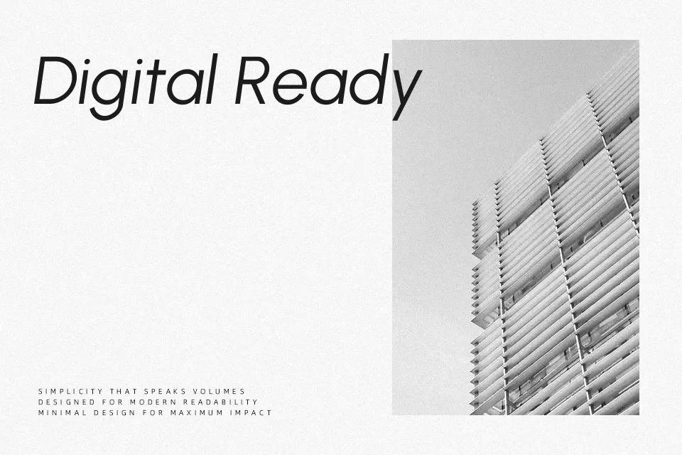 Urbanist Font Font Preview for Minimal Website