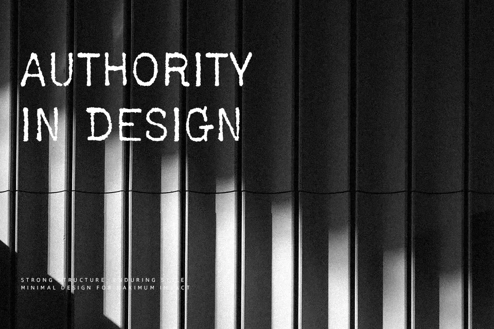 USIS 1949 Font Monospace Font Preview for Branding