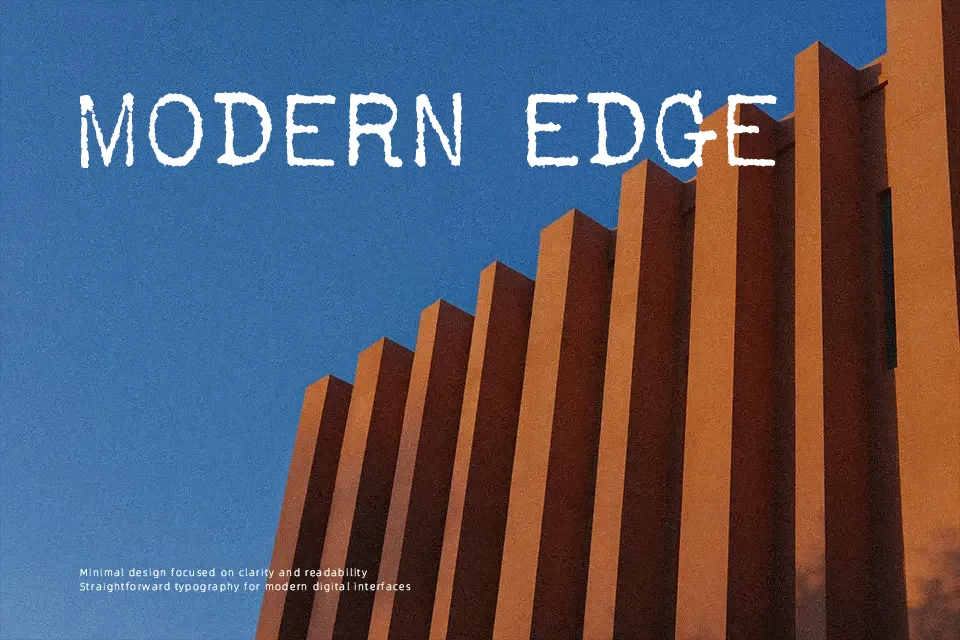 USIS 1949 Font Slab Serif Font Preview for Packaging