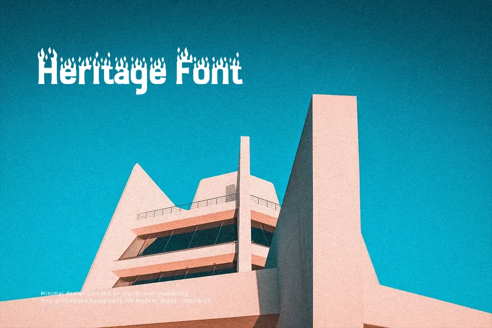 Vaguard Font Display Font Preview for Branding
