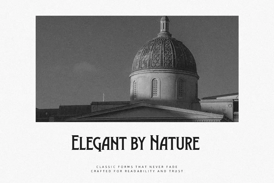 Vallely Font Font Preview for Elegant Mood