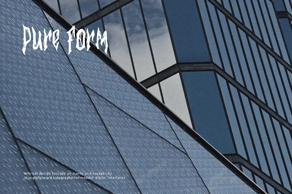 Vampyr Castle Font Blackletter Font Preview for Film