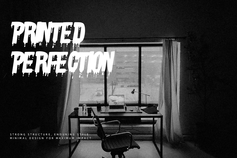 Vampyrish ABC Font Font Preview for Halloween