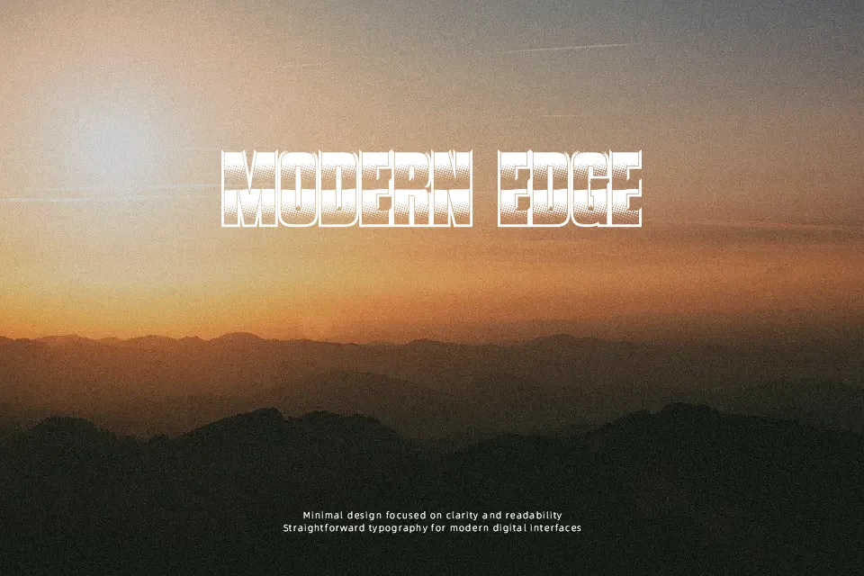 Vanchrome Font Display Font Preview for Logo