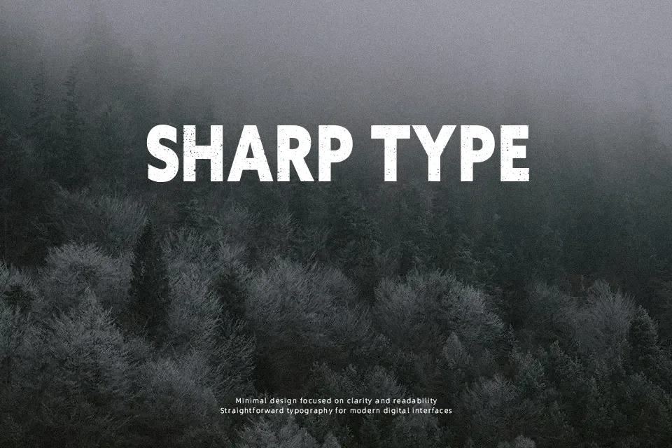Vandal Font Sans Serif Font Preview for Packaging