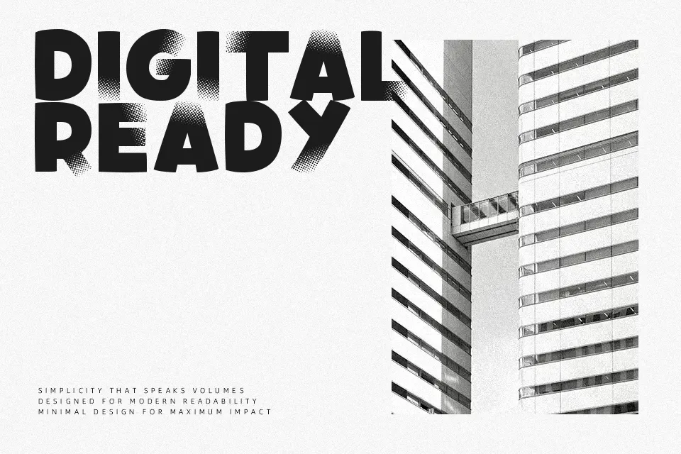 Vanishing Font Display Font Preview for Poster