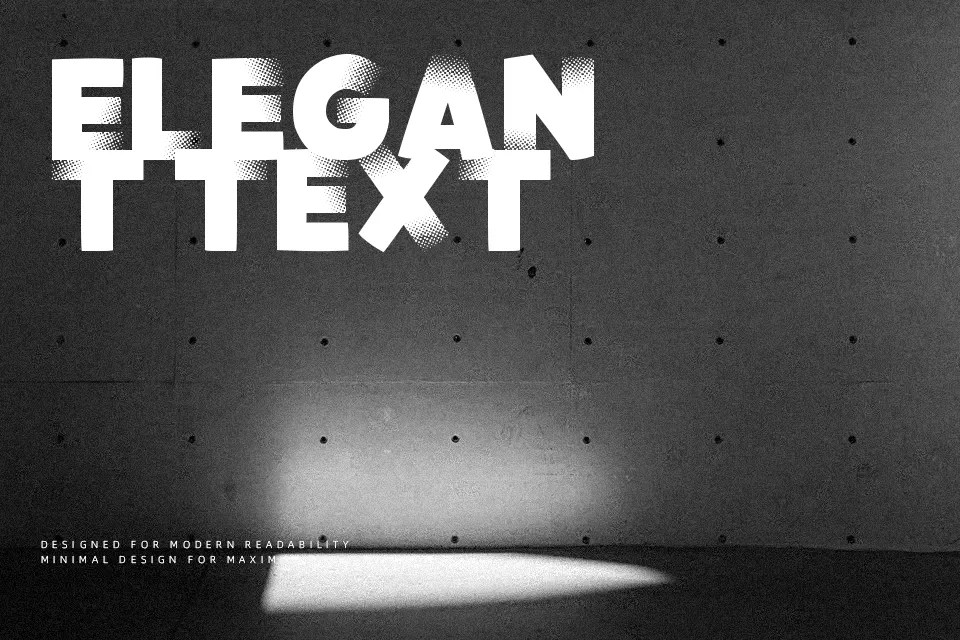 Vanishing Font Sans Serif Font Preview for Poster