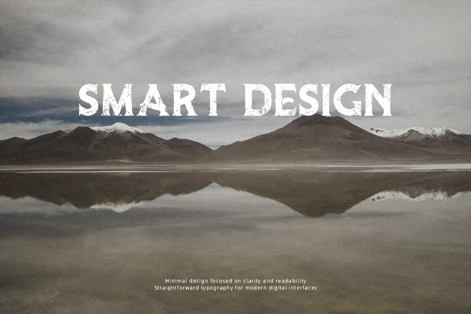 Vanrott Destroy Font Font Preview for Poster