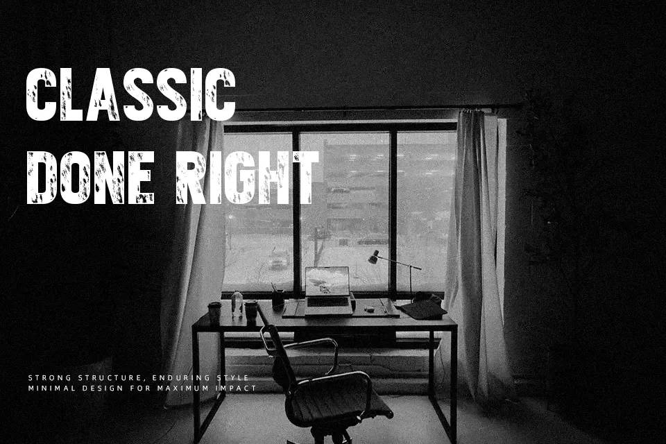 Variety killer Font Font Preview for Bold Poster