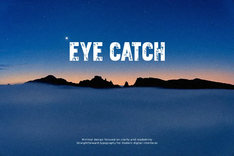 Variety killer Font Font Preview for Bold Headline