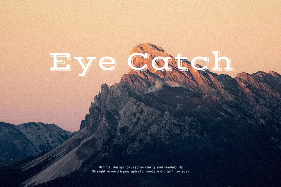 Vast Shadow Font Font Preview for Bold Branding