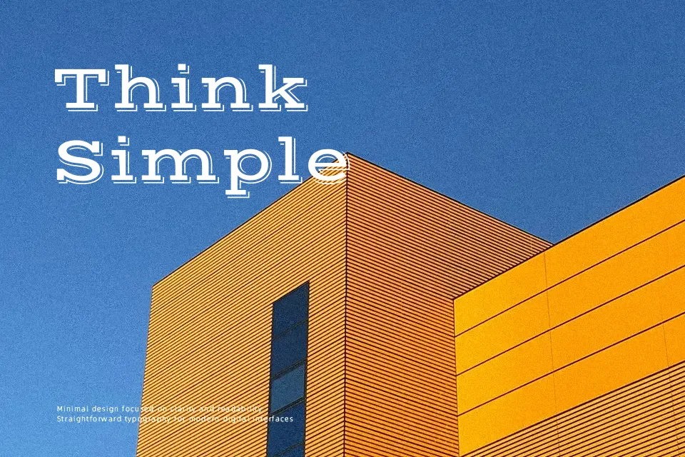 Vast Shadow Font Font Preview for Creative Advertising