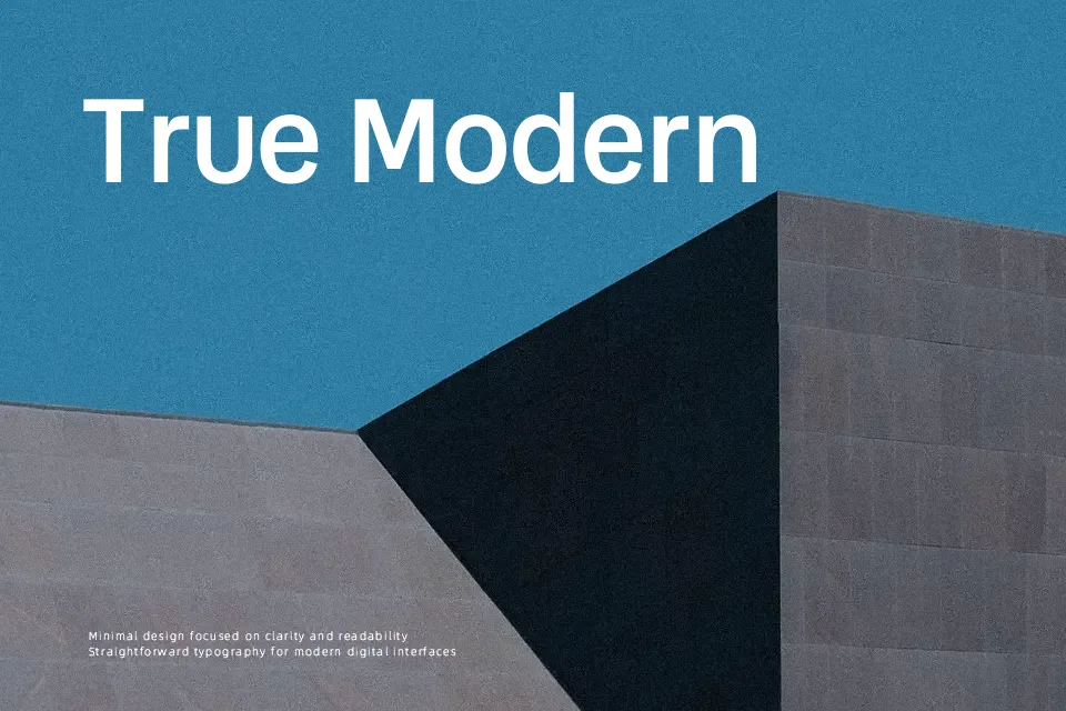 Vend Sans Font Sans Serif Font Preview for Editorial