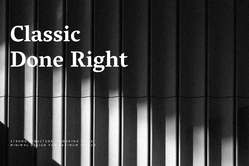 Vesper Libre Font Font Preview for Classic Body Text