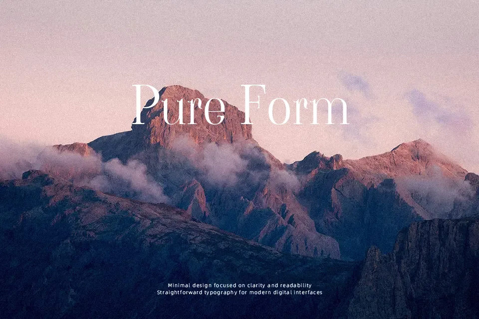 Viaoda Libre Font Font Preview for Elegant Poster
