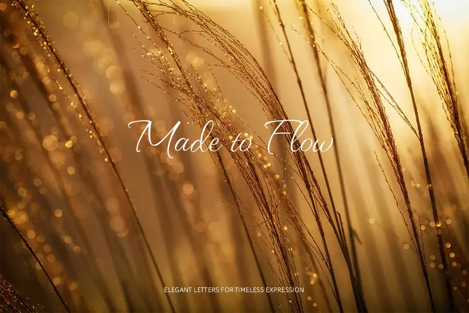 Waterfall Font Font Preview for Luxury Headline
