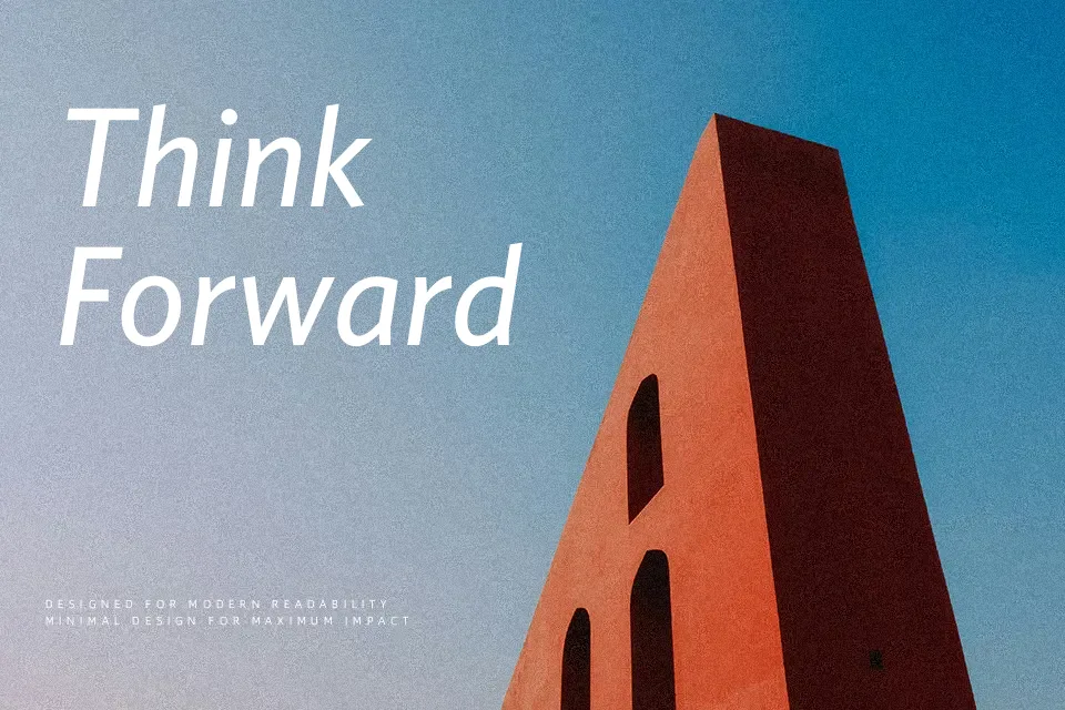 Whitney Font Font Preview for Modern Mood