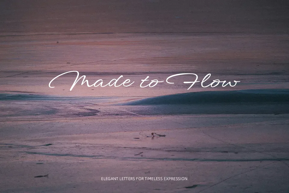 WindSong Font Handwritten Font Preview for Wedding
