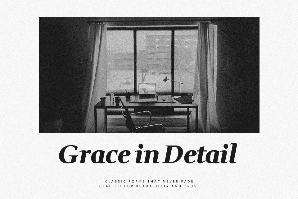 Wittgenstein Font Font Preview for Professional Headline