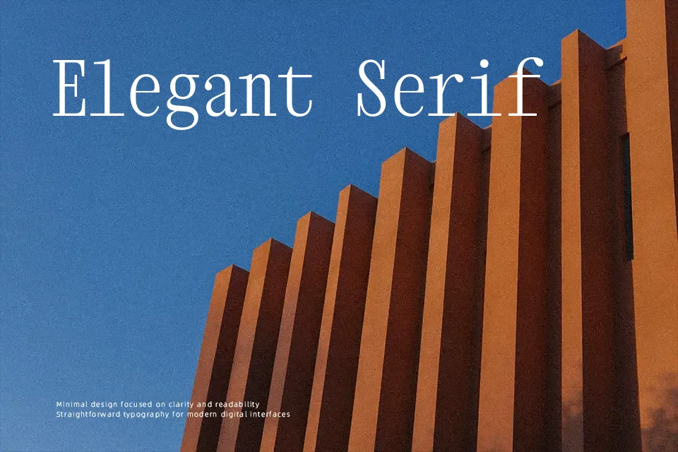 Xanh Mono Font Serif Font Preview for Headline