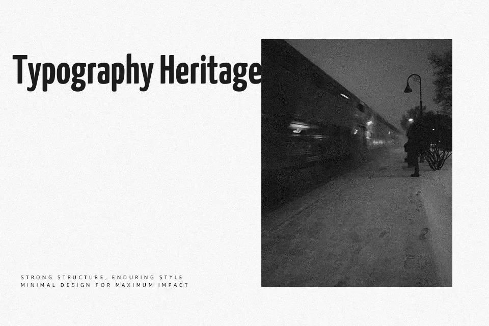 Yanone Kaffeesatz Font Sans Serif Font Preview for Poster