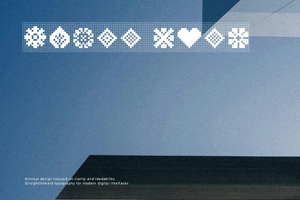 Yarndings 12 Charted Font Font Preview for Social Media