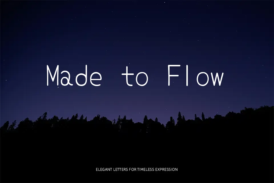 Yomogi Font Font Preview for Cute Mood