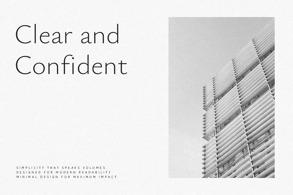 Ysabeau Office Font Font Preview for Calm Business Card