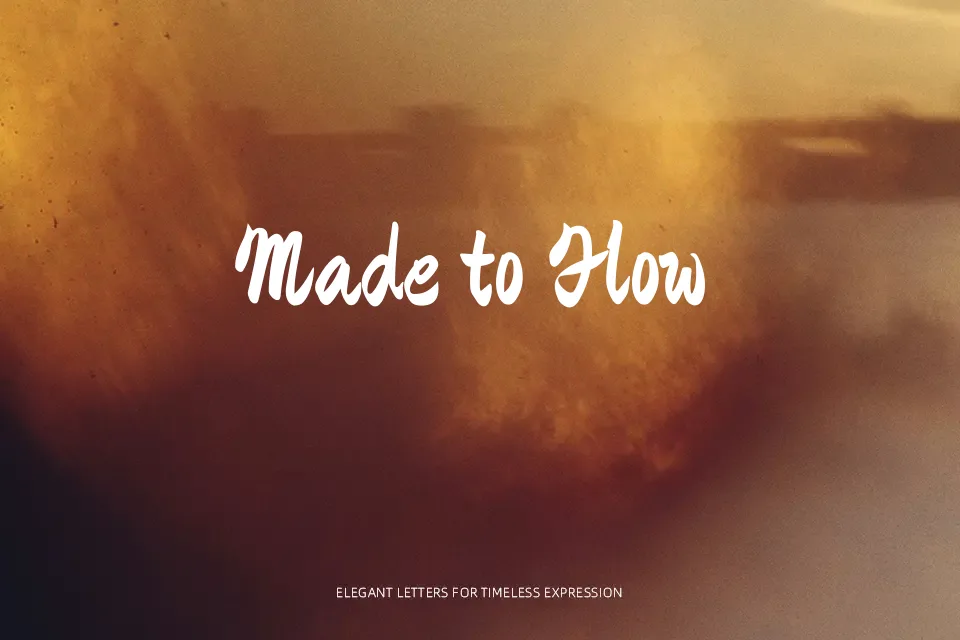 Zhi Mang Xing Font Brush Font Preview