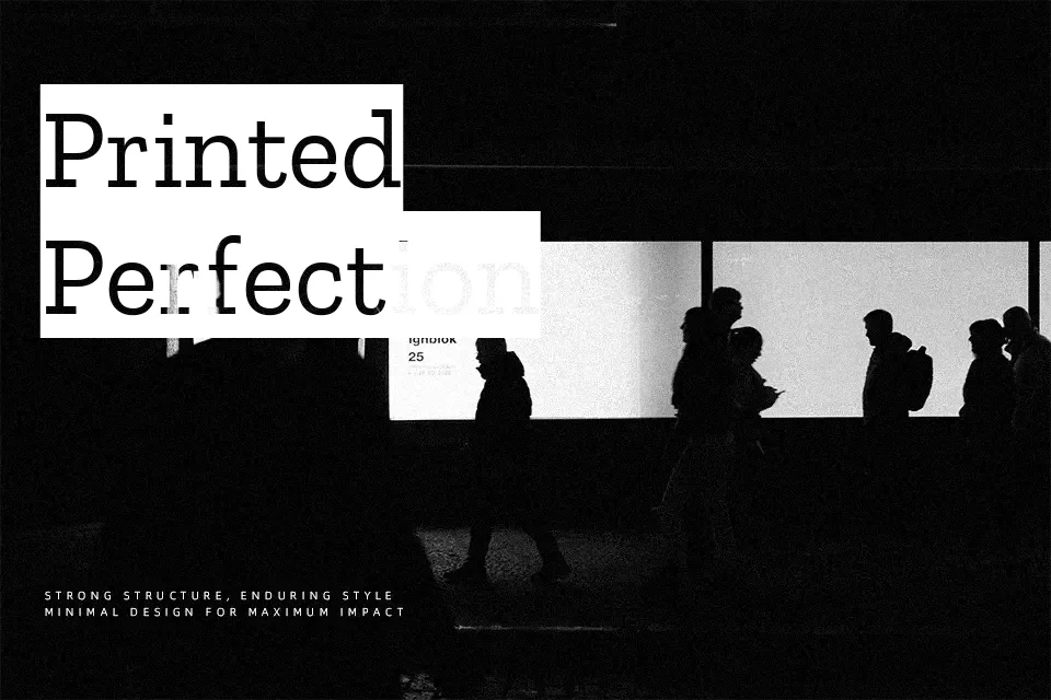 Zilla Slab Highlight Font Font Preview for Bold Advertising